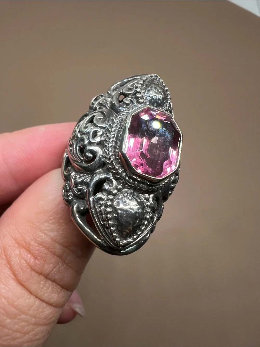 SARDA FAITH OVER FEAR RING III™ IN RIGHT WAVE™ MYSTIC QUARTZ